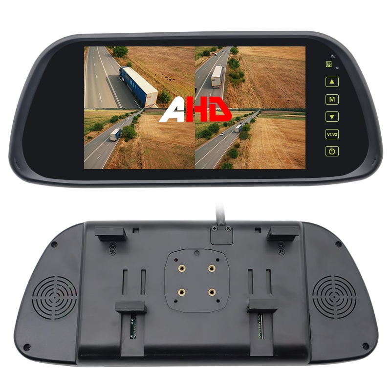 2 w 1 instalacja 7 -calowa quad ahd wsteczowy monitor lusterka