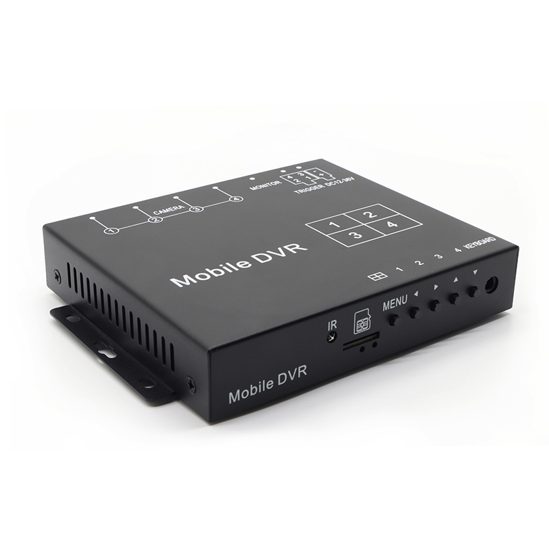 4-kanałowy mini rejestrator mobilny AHD 1080P obsługuje przechowywanie kart TF