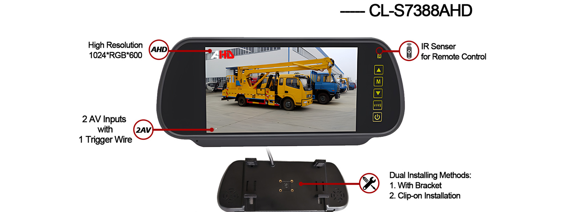 Monitor lusterka wstecznego