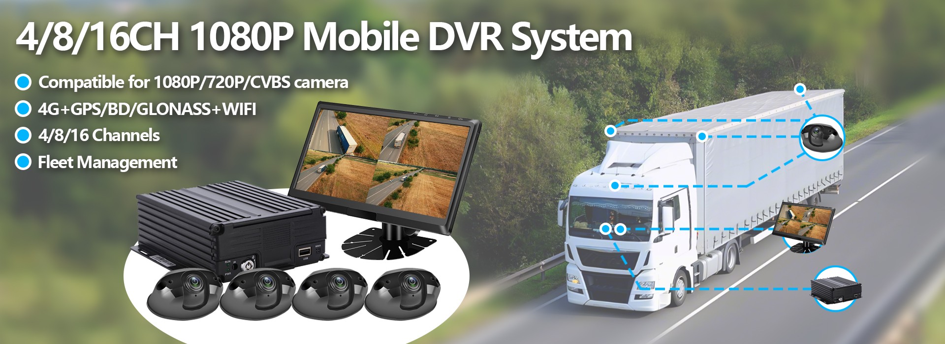 Mobilny system DVR 4/8/16 MCH