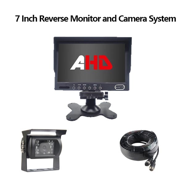 7-calowy system odwrotnego monitora i kamery