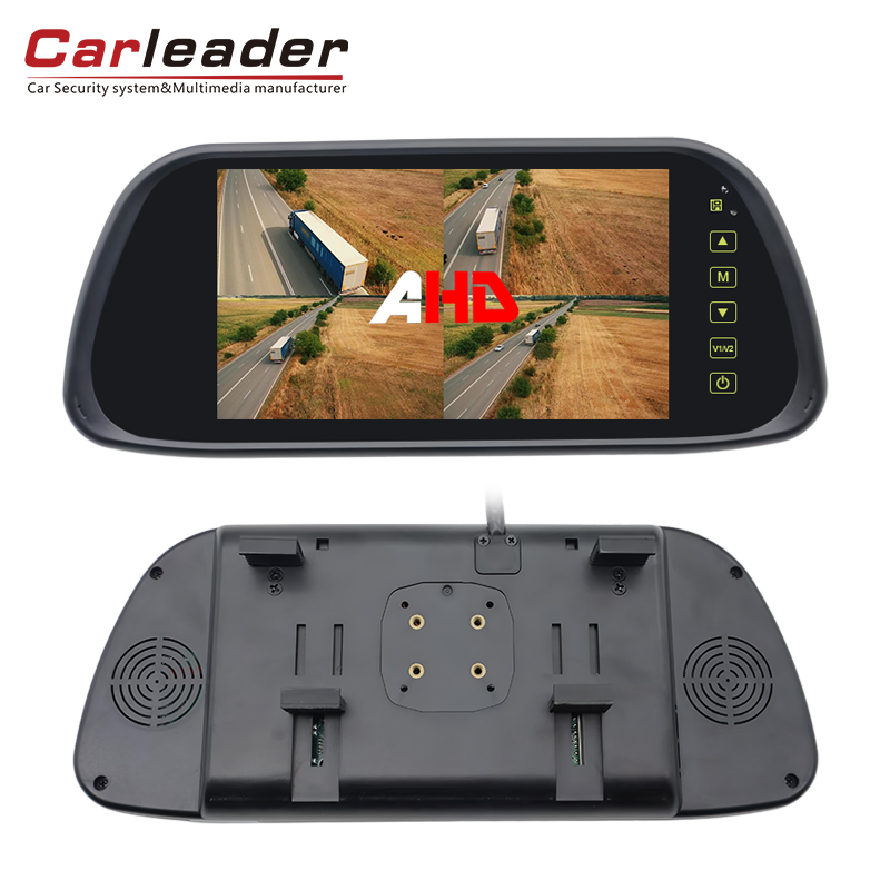 Uaktualnij wizję pojazdu za pomocą Carleader 2 w 1 Instalacja 7 -calowa quad ahd wsteczowy Monitor lusterka