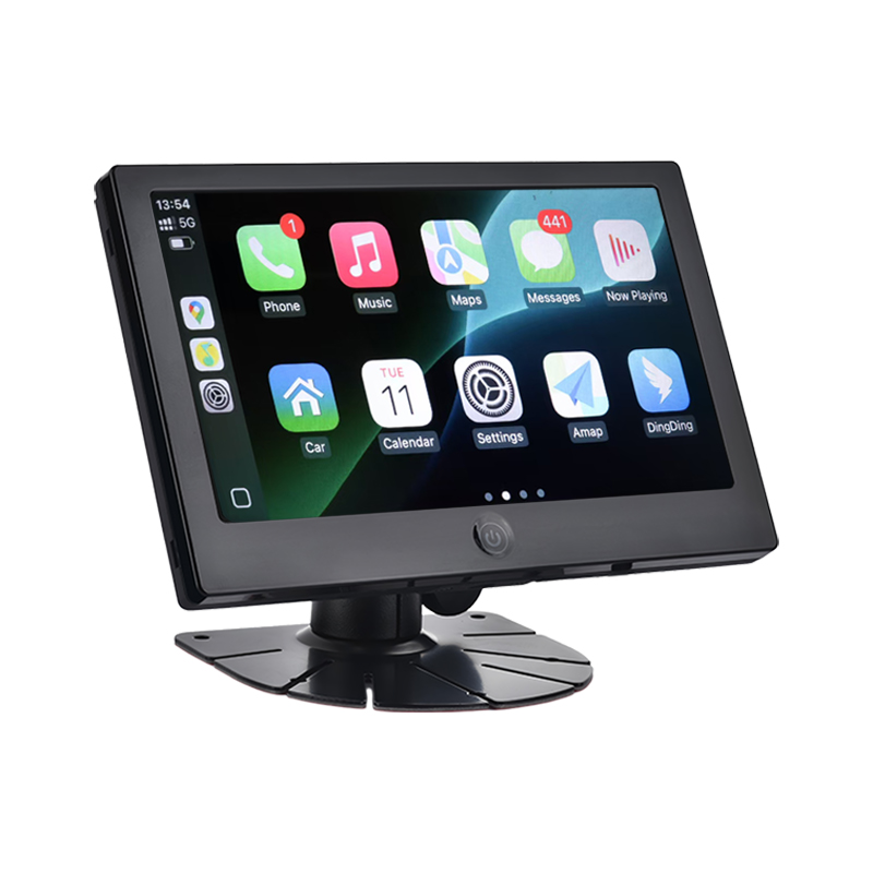 Carleader 7-calowy monitor IPS AHD do pojazdów użytkowych obsługuje multimedia CarPlay