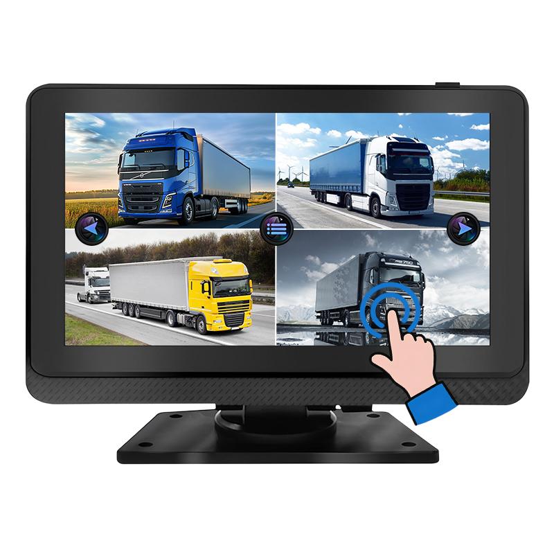 7-calowy monitor DVR z ekranem dotykowym i możliwością nagrywania w rozdzielczości 1080P